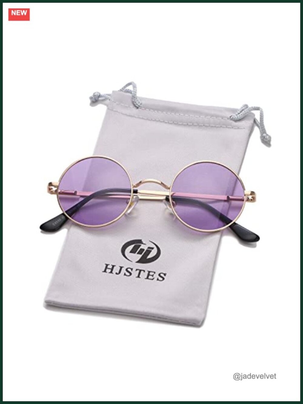 Polarized Round Sunglasses Retro Hippie Metal Alloy UV400 Unisex